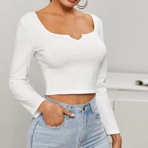 Women’s/Teens White Long Sleeve